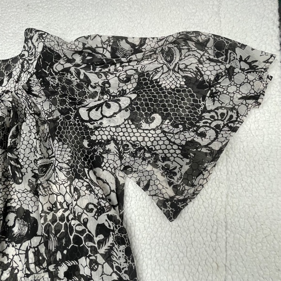 Women’s XL Grace Elements Black/Gray Shear Top - Picture 7 of 13